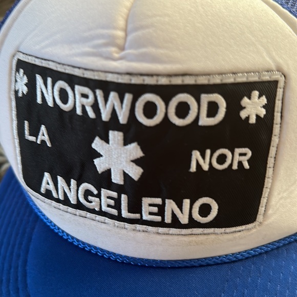 Norwood Los Angeles Baseball Cap Blue and White - Picture 4 of 6